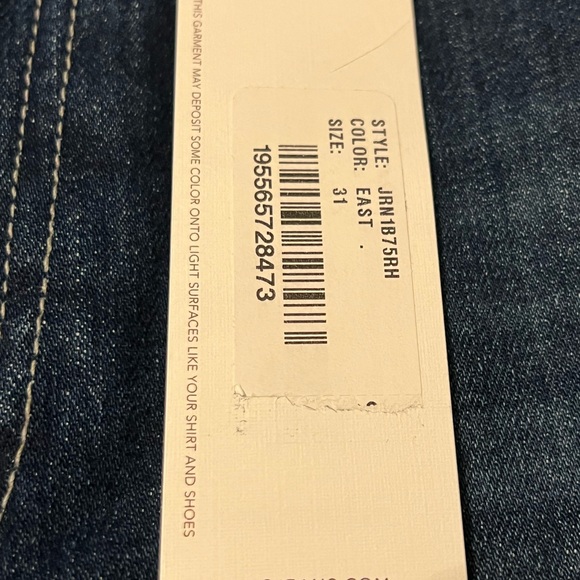 #1949. AG Los Angeles High Rise Vintage Fit Alexxis Boot Cut Jeans. Size 31 NWT - Picture 7 of 13